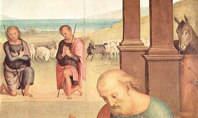 Pietro Perugino Anbetung der Hirten Spain oil painting art